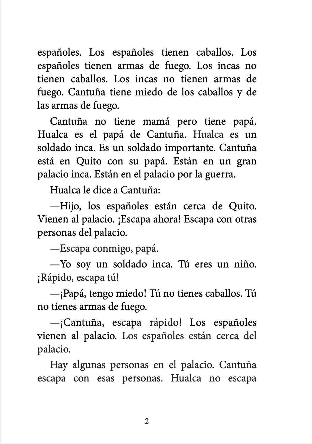 Spanish easy reader Level 1